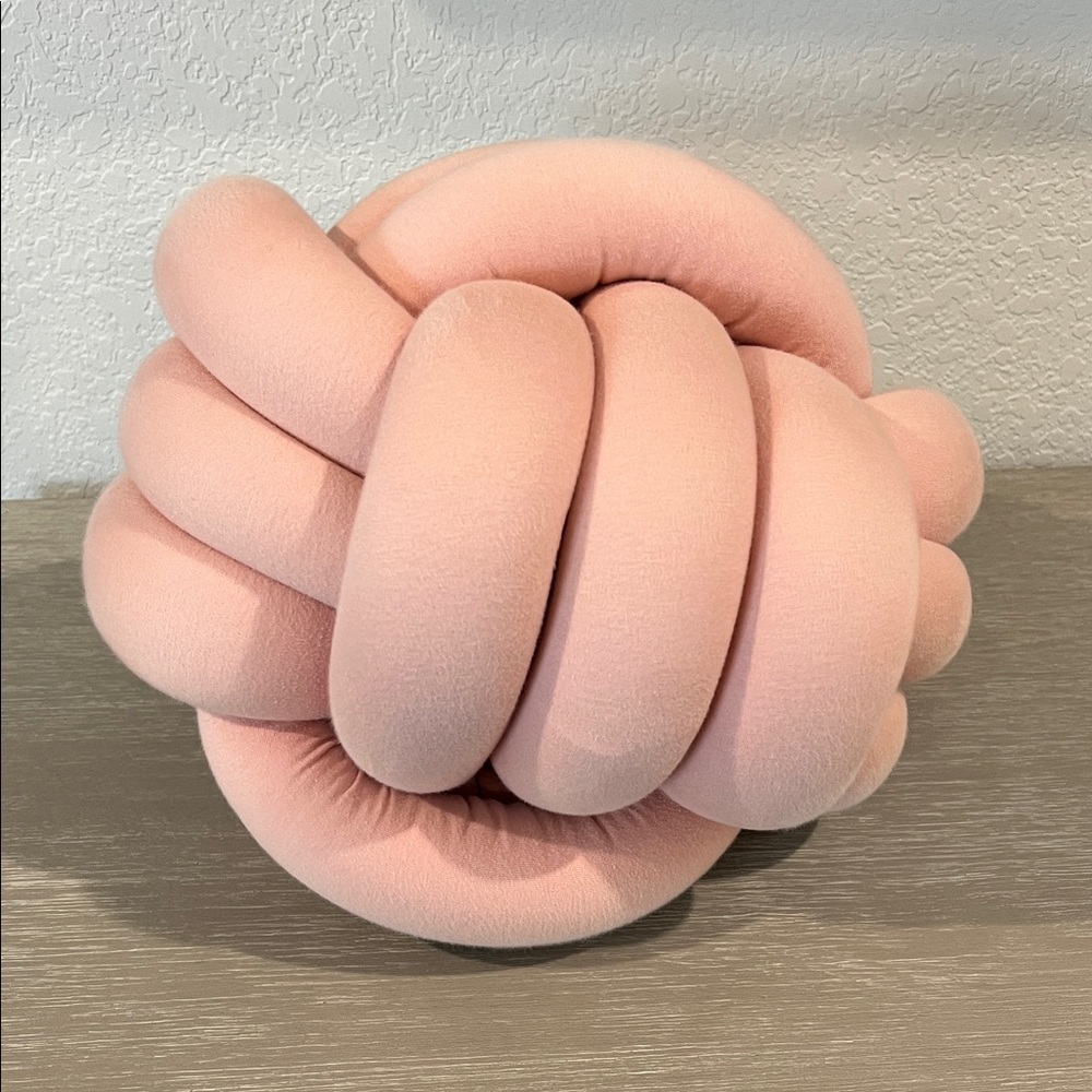 Bearaby Pink Knot Pillow